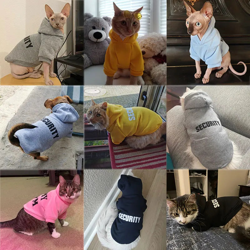 Dog Cat Rabbit Hoodie Security Costume