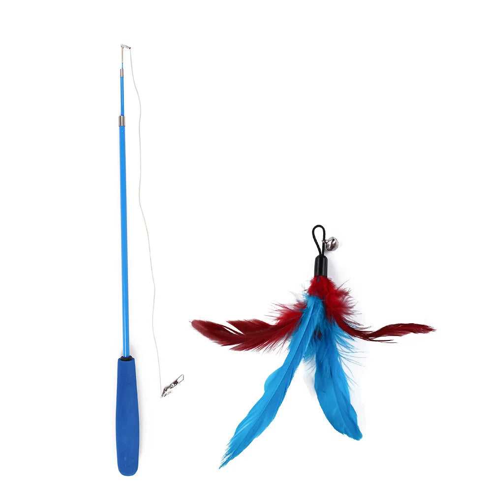 Cat Interactive Toy Feather Teaser