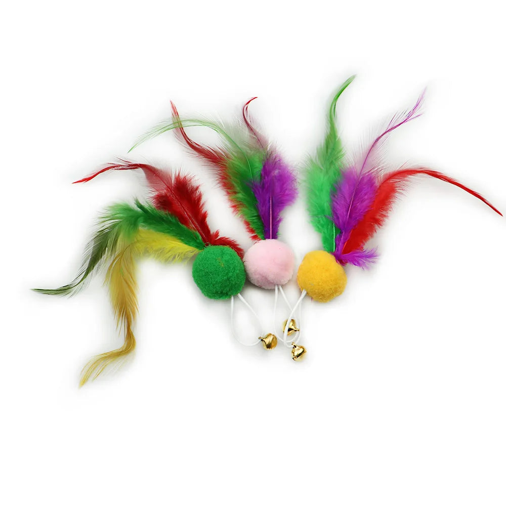 Cat Interactive Toy Feather Teaser