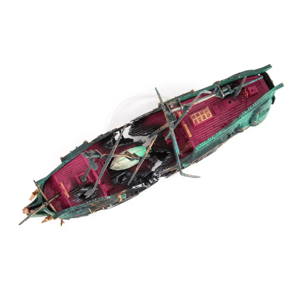 Fish Tank Ship Wreck & Divers Decor