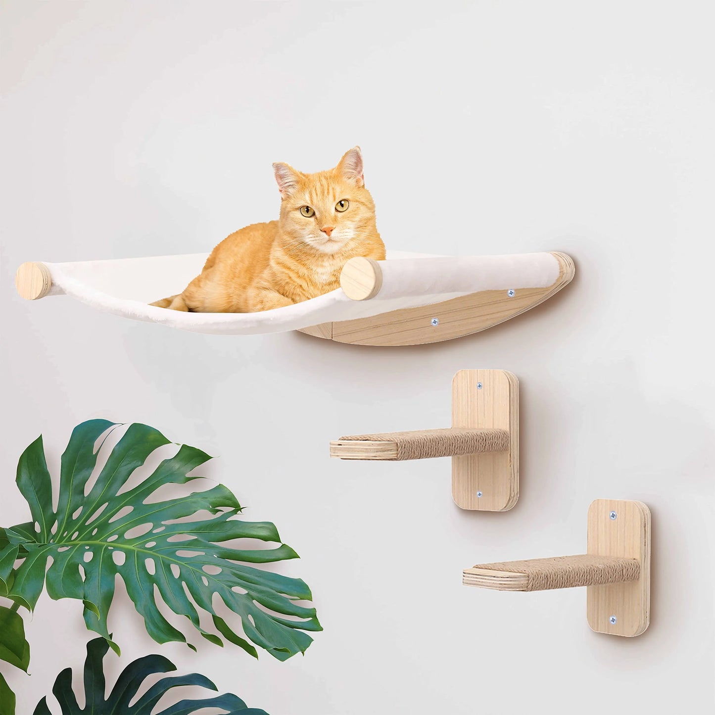 Cat Wall Mount Climbing Rope Pedestal