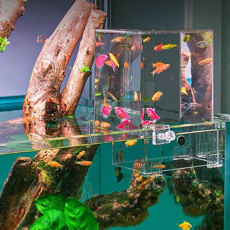 Inverted Aquarium Fish Tower