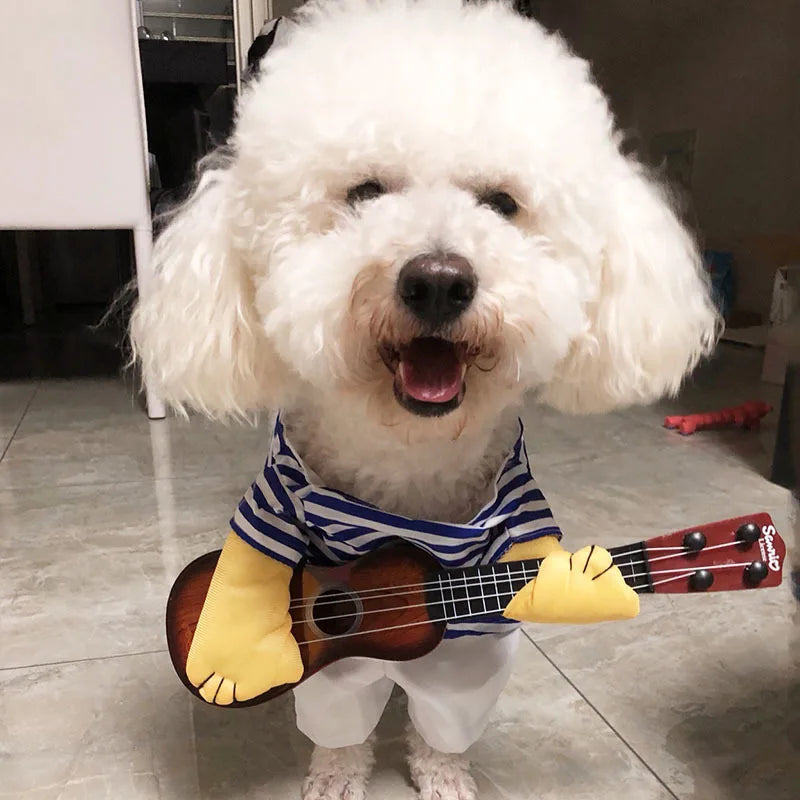 Cat Dog Guitar Costume