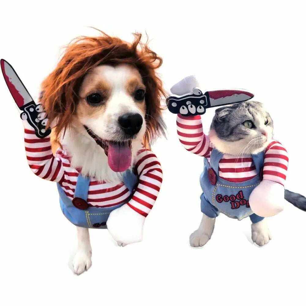 Dog Cat Chucky Costume