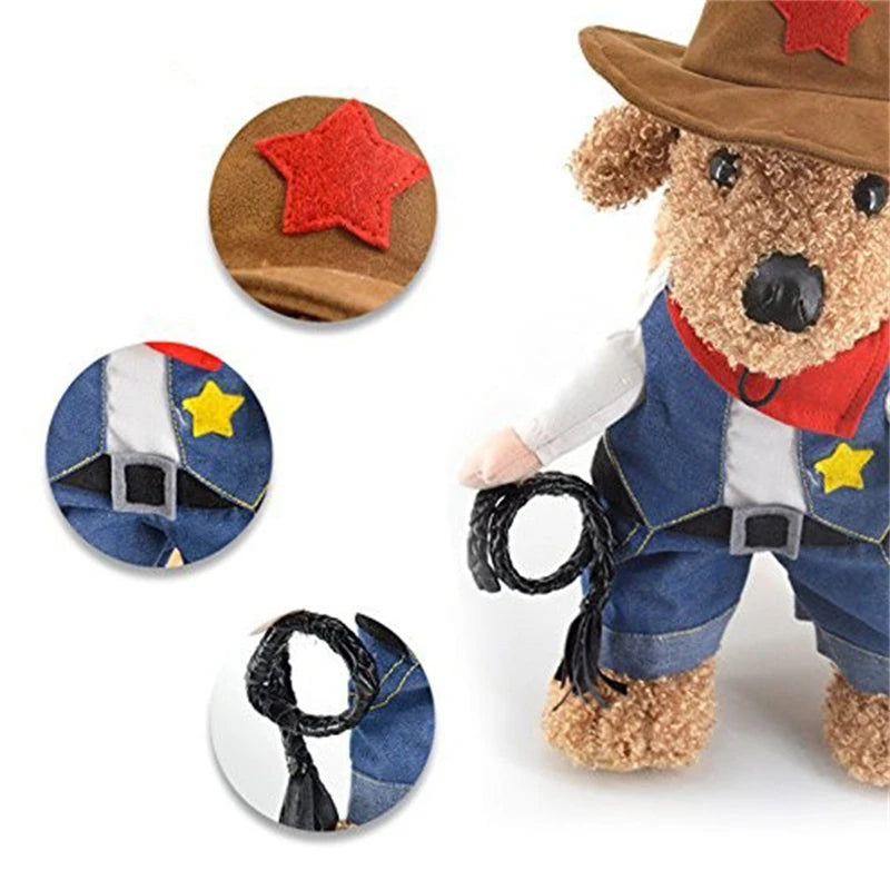 Cat Dog Sheriff/Cowboy Costume