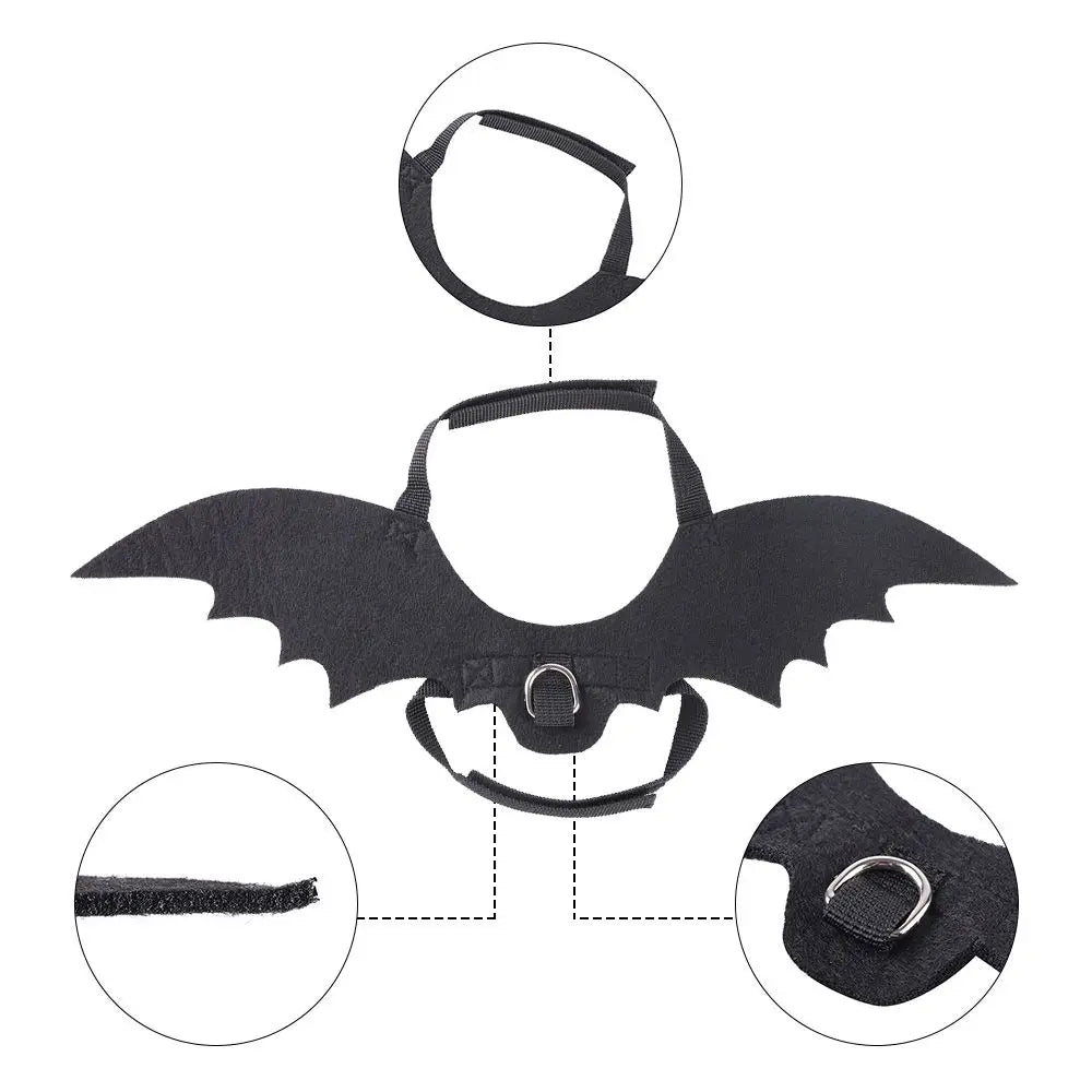 Cat Dog Bat Wings Costume Harness