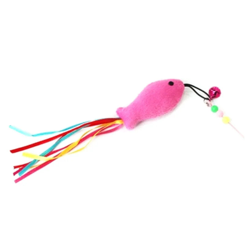 Cat Toy Mouse Or Fish Teaser Wire