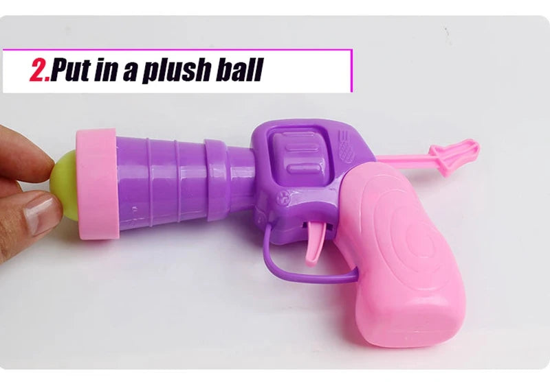 Cat Toy Gun Shoots Plush Balls