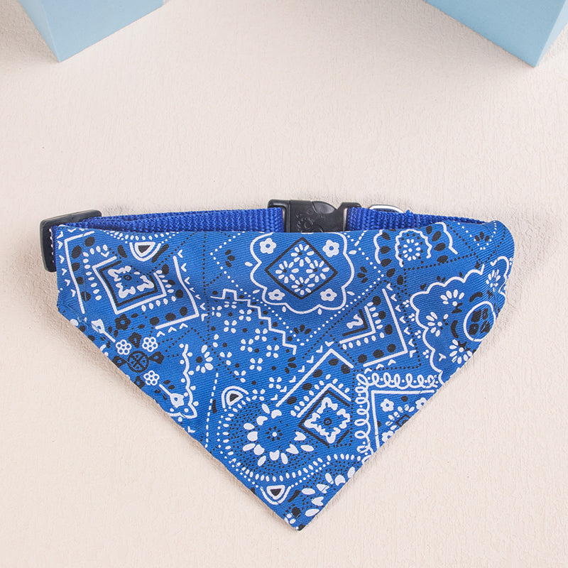 Cat Dog Bandana Collar Adjustable