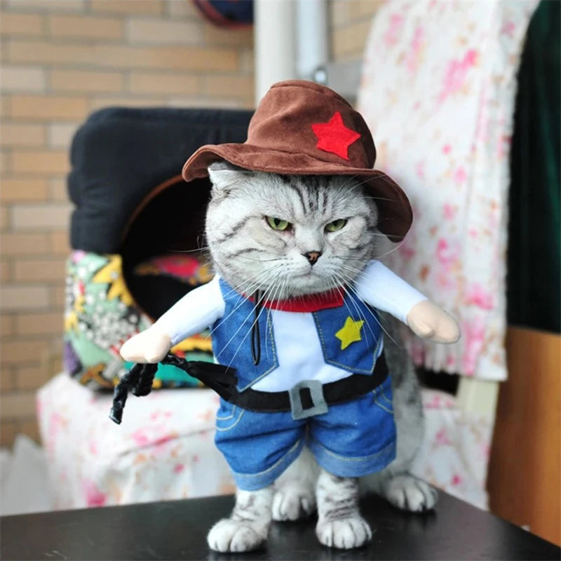 Cat Dog Sheriff/Cowboy Costume