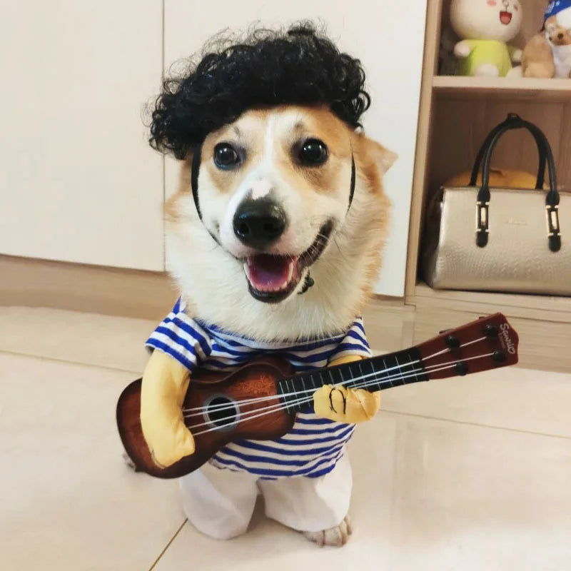 Cat Dog Guitar Costume