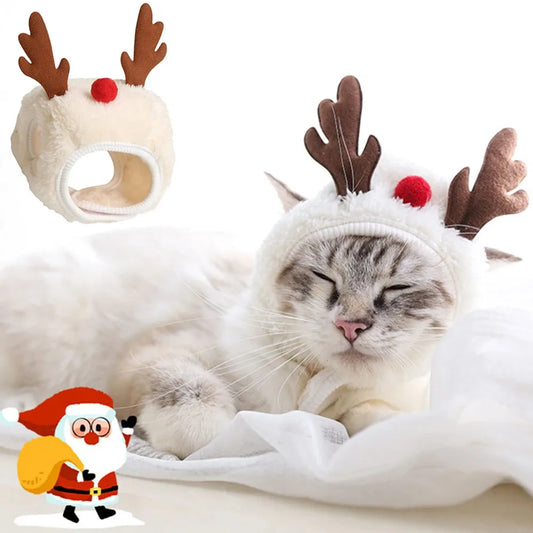 Cat Dog Xmas Reindeer Antlers