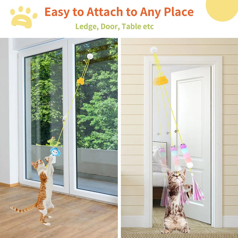 Hanging Cat Toy Long Teasing Rope