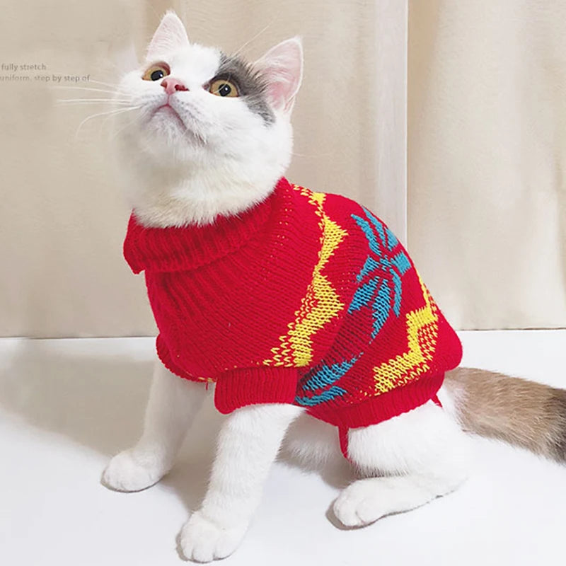 Cat Dog Winter Sweaters