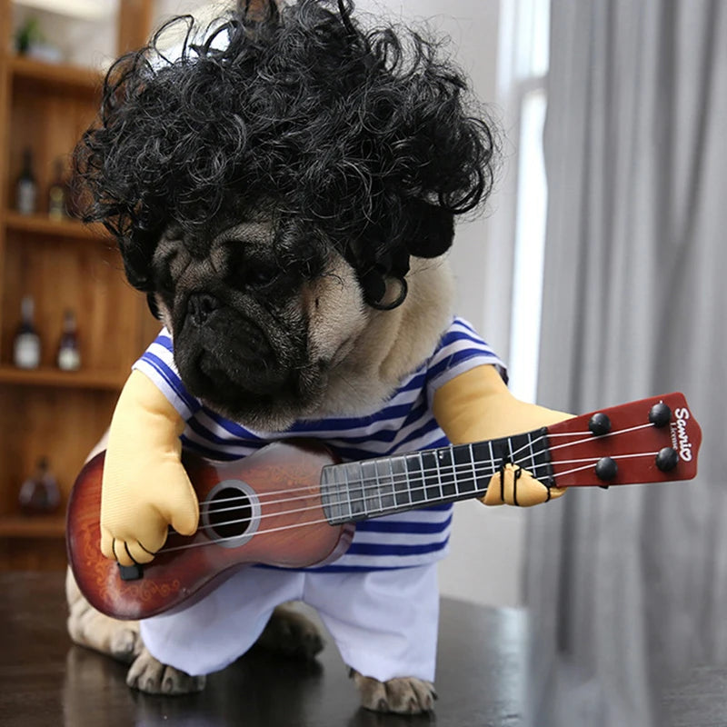 Cat Dog Guitar Costume