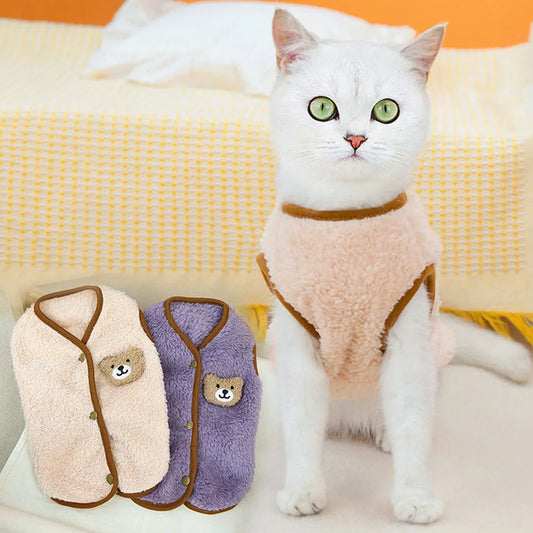 Cat Dog Cardigan Sweater