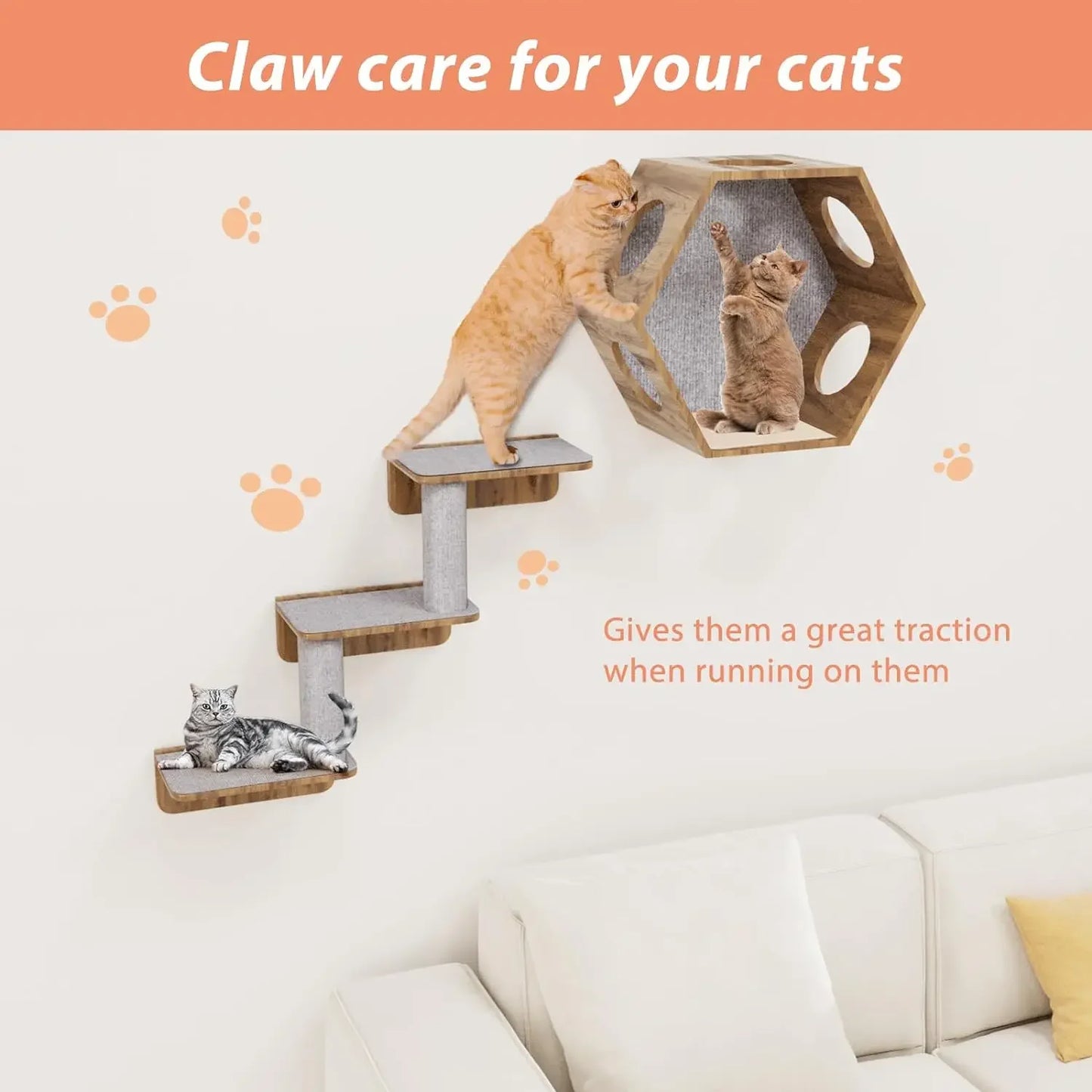 Cat Scratching Couch Protection Self Adhesive Carpet