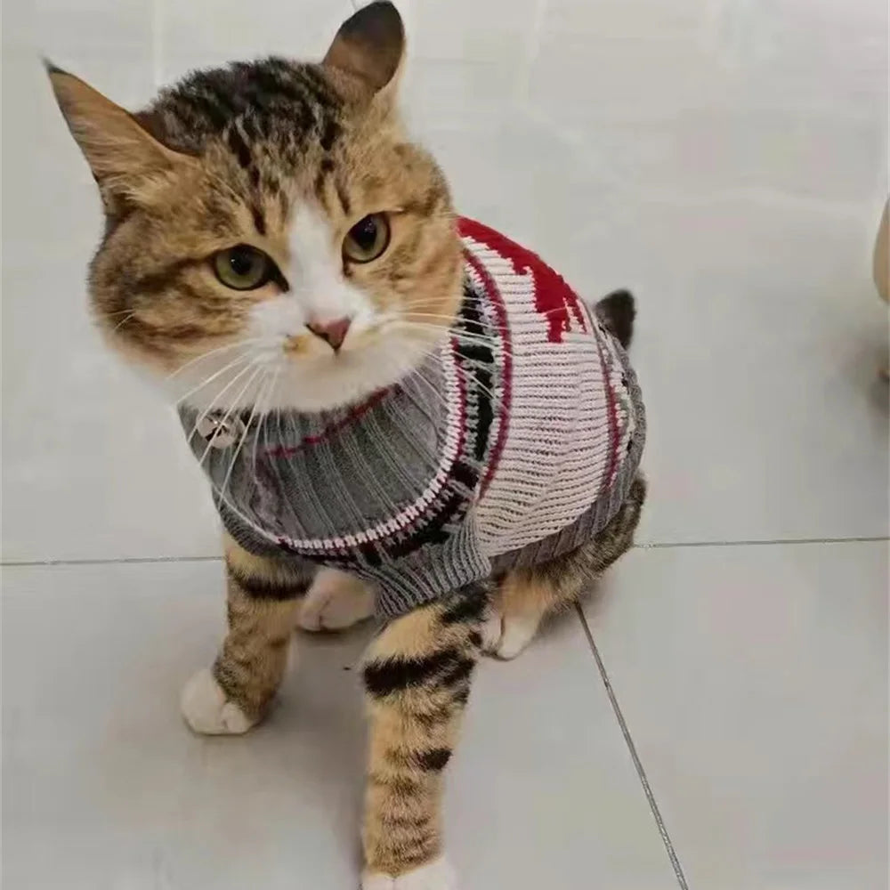 Cat Dog Winter Sweaters