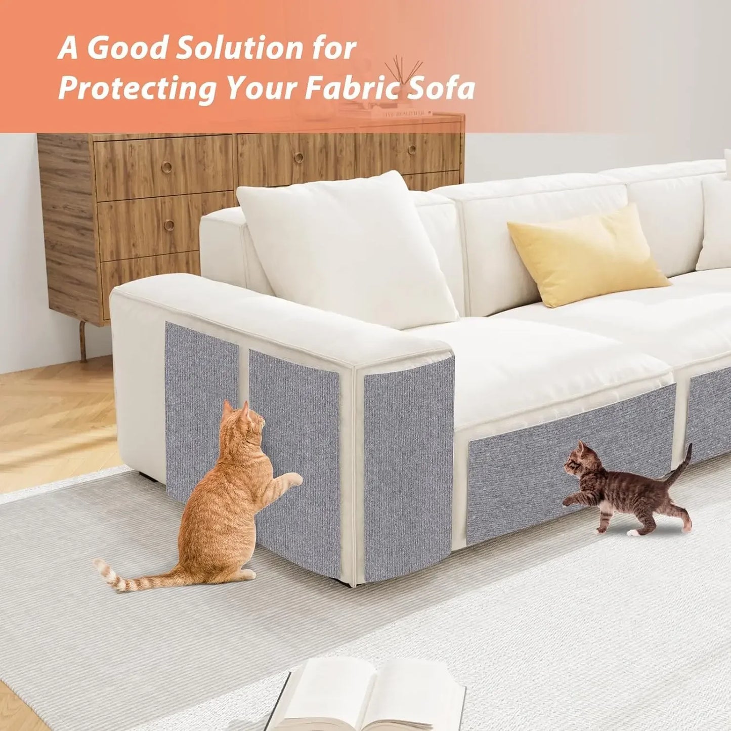 Cat Scratching Couch Protection Self Adhesive Carpet