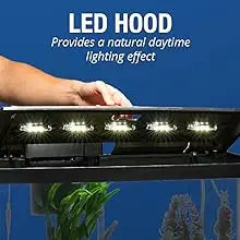 20 Gallon Fish Tank Kit LED Lighting