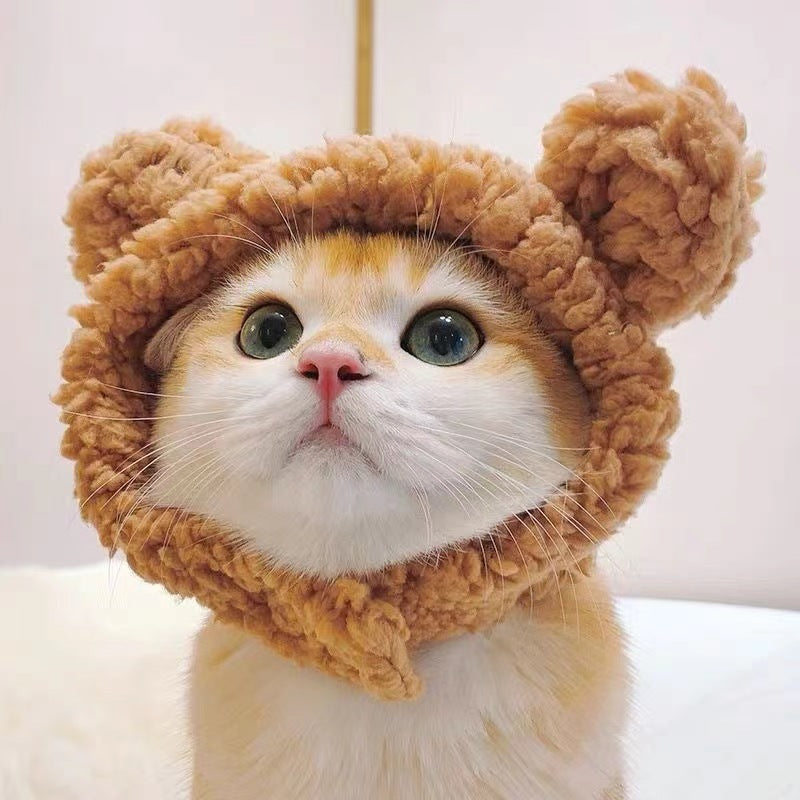 Cat Dog Cozy Bear Hat