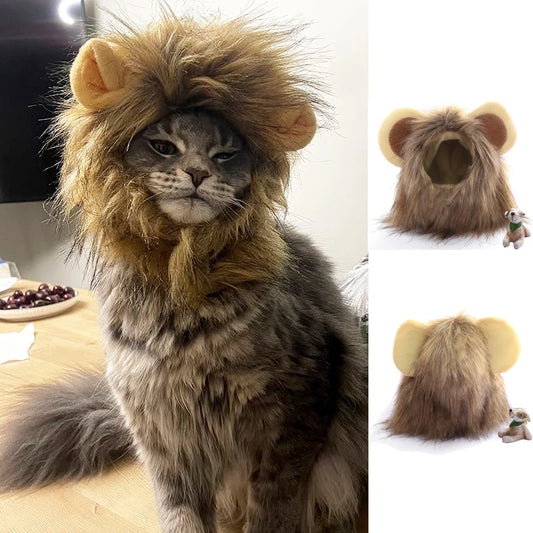 Cat Dog Lion Mane Costume