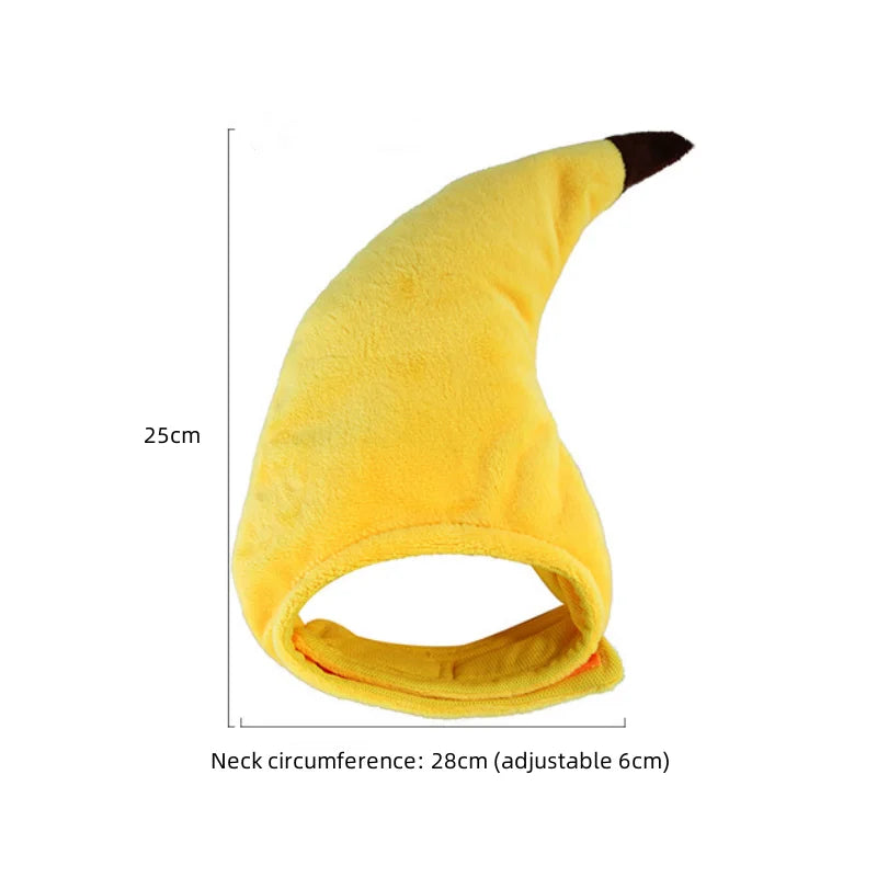 Cat Dog Banana Hat Costume