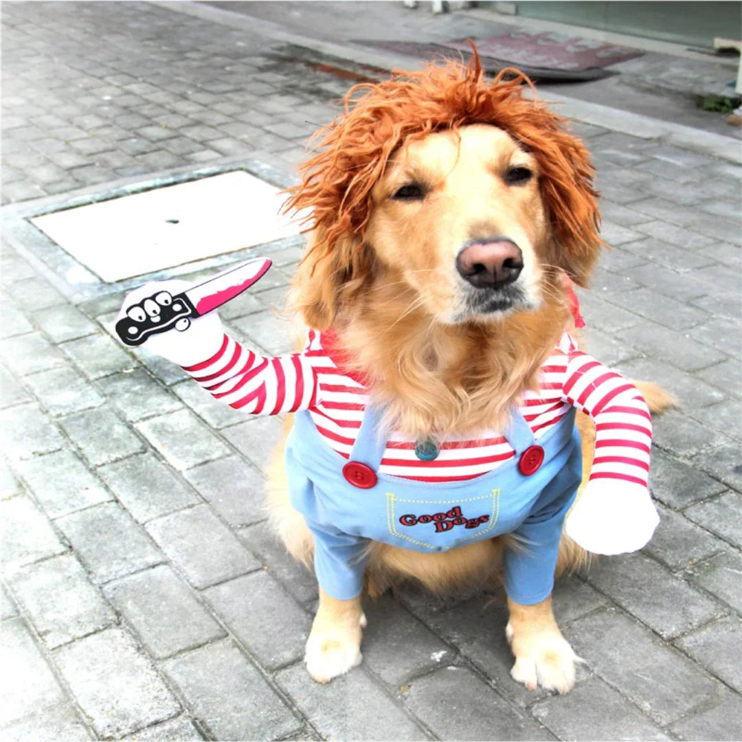 Dog Cat Chucky Costume