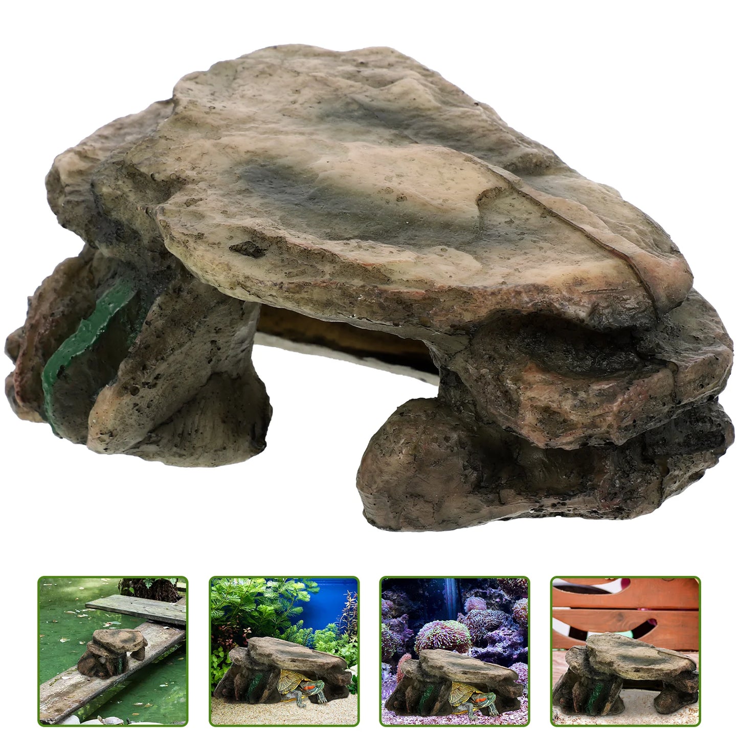 Reptile Habitat Fish Tank Platform Turtle