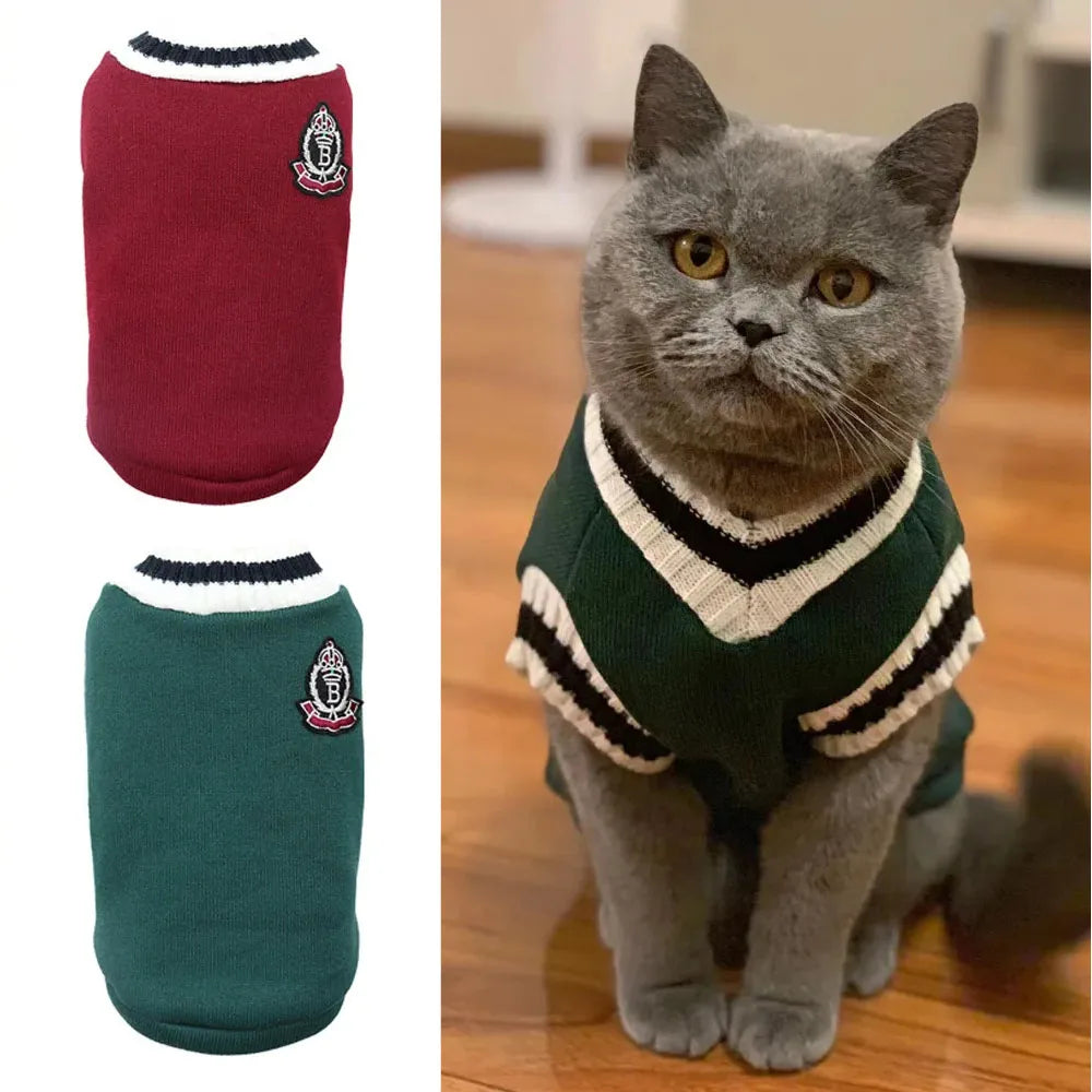 Cat Dog Winter Sweater Costume