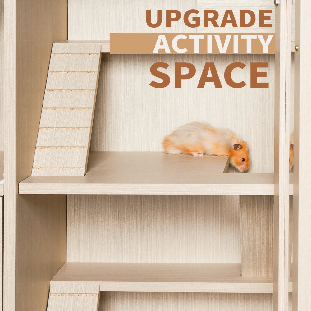 Hamster Small Critter Cage With Storage