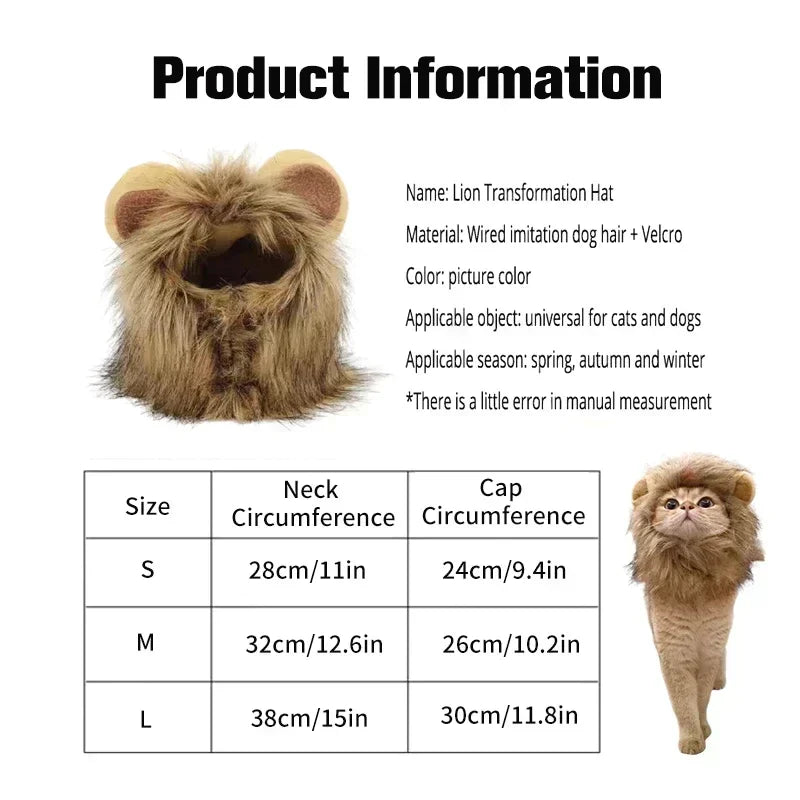 Cat Lion Mane Costume