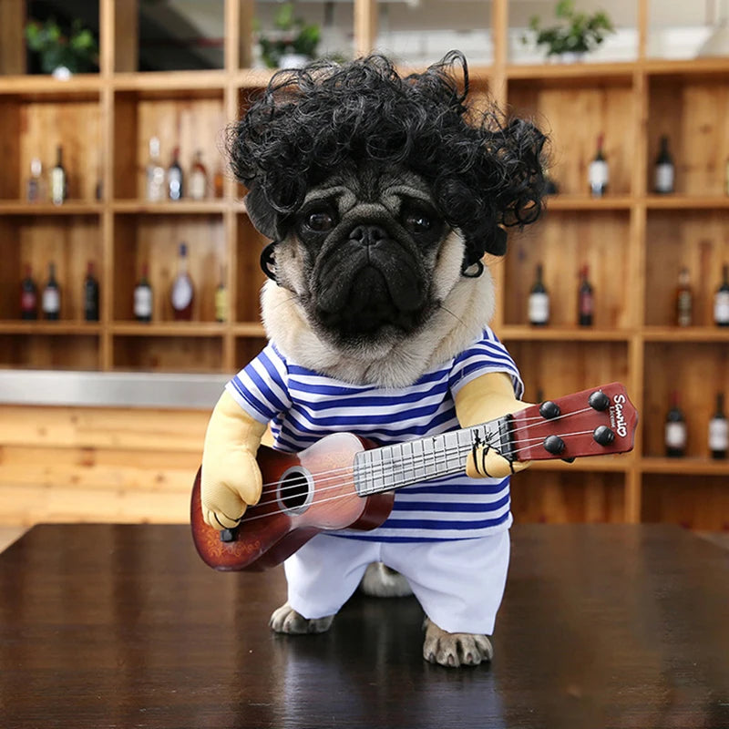 Cat Dog Guitar Costume