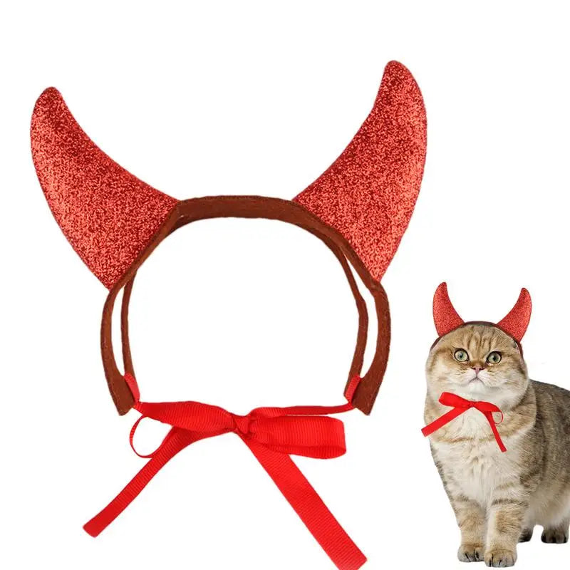 Cat Dog Devil Horns Costume W/ Earholes