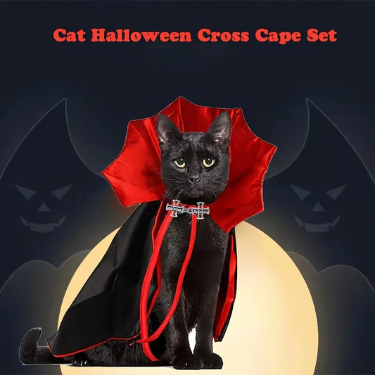 Cat Spooky Halloween Vampire Couture