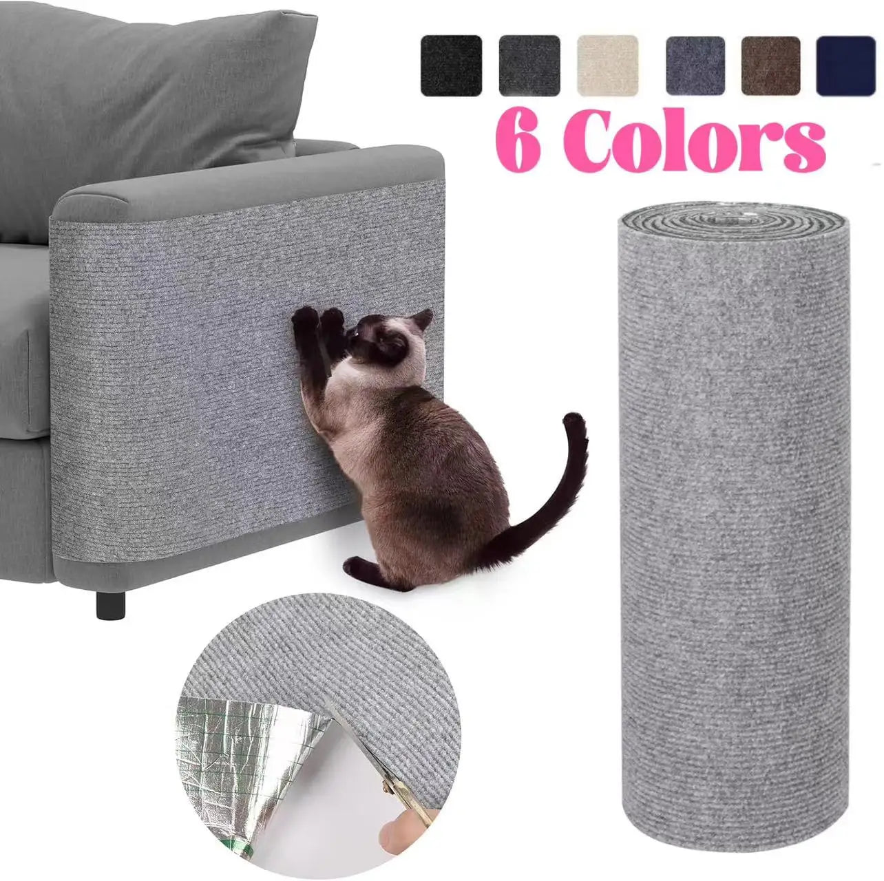 Cat Scratching Couch Protection Self Adhesive Carpet