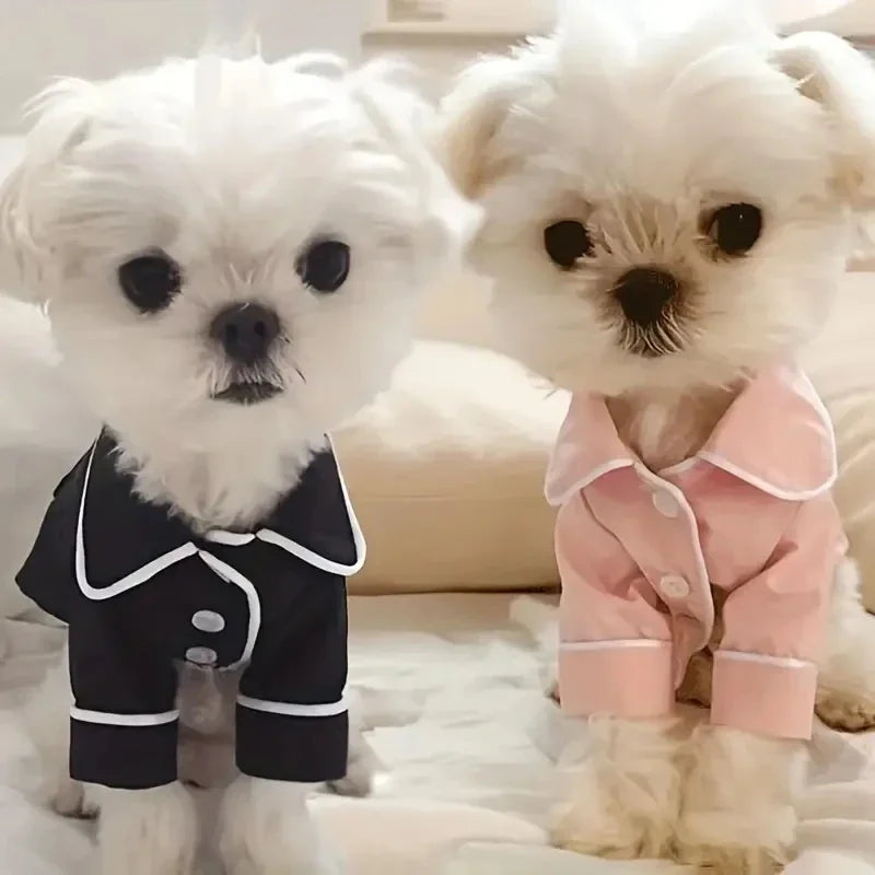 Stylish Cat & Small Dog Soft Pajamas