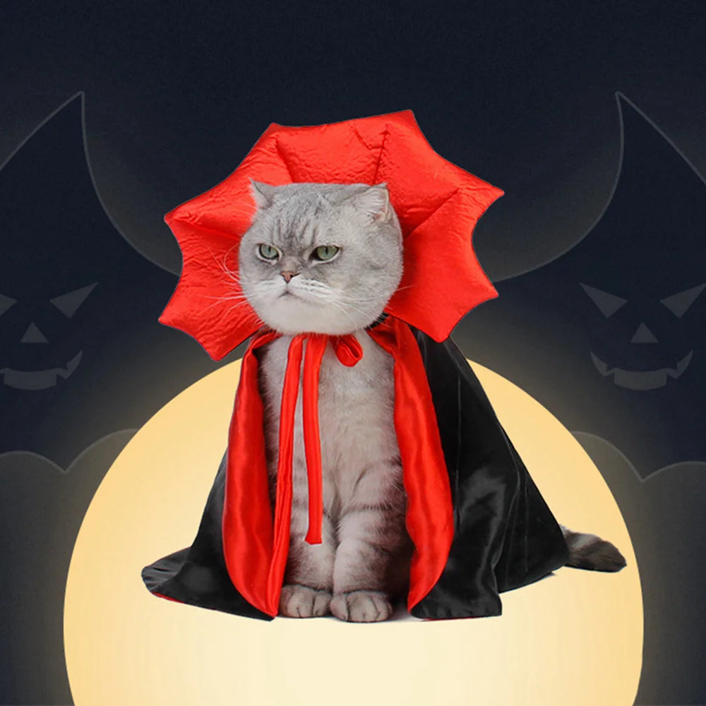 Cat Dog Vampire Long Cape Costume