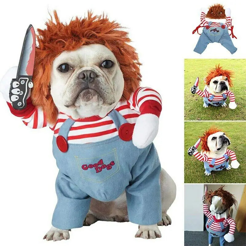 Dog Cat Chucky Costume