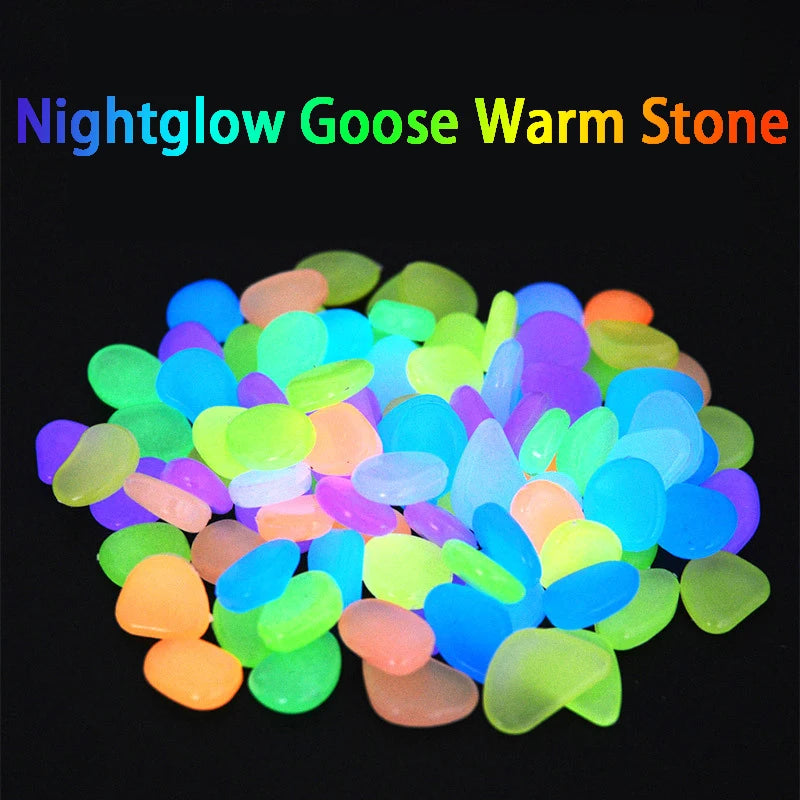 50/100Pcs Glow in the Dark Garden Pebbles For Sidewalk Garden Terrace Lawn Garden Patio Fish Tank Aquarium Decoration Glow Stone
50/100Pcs Glow In The Dark Fish Tank Stones