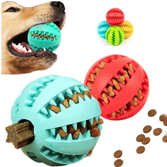 Cat Dog treat Feeder Ball Cleans Teeth