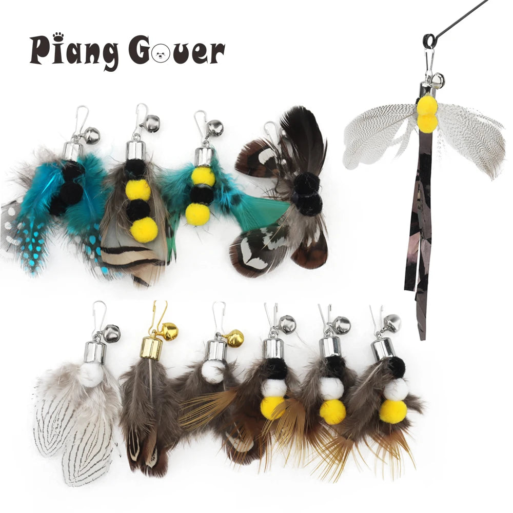 Cat Teaser Simulated Flying Insect 2 Sets of 6pcs each Replacements