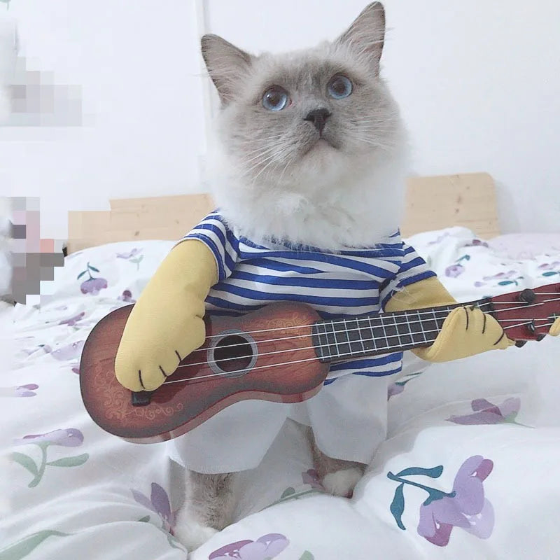 Cat Dog Guitar Costume