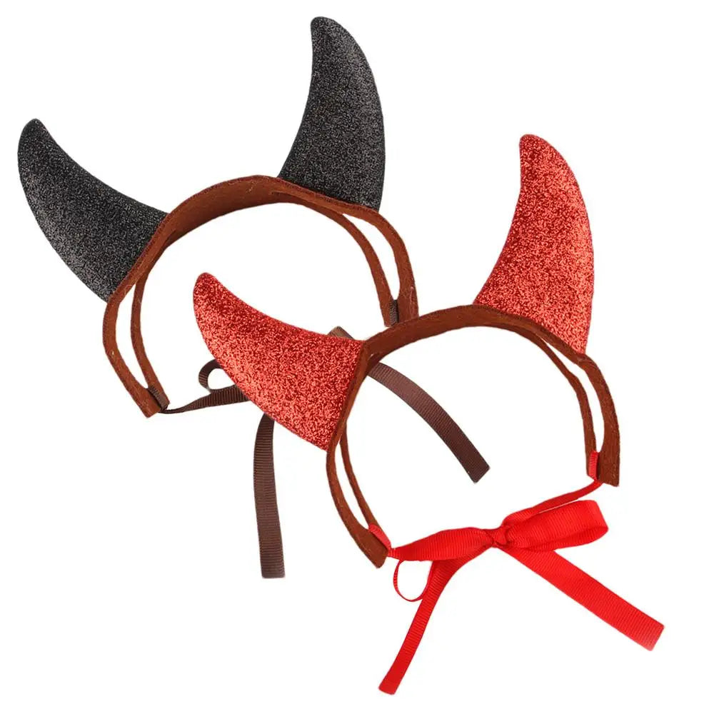 Cat Dog Devil Horns Costume W/ Earholes