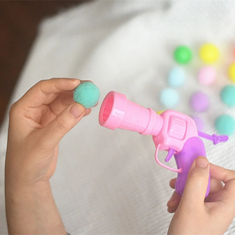 Cat Toy Gun Shoots Plush Balls