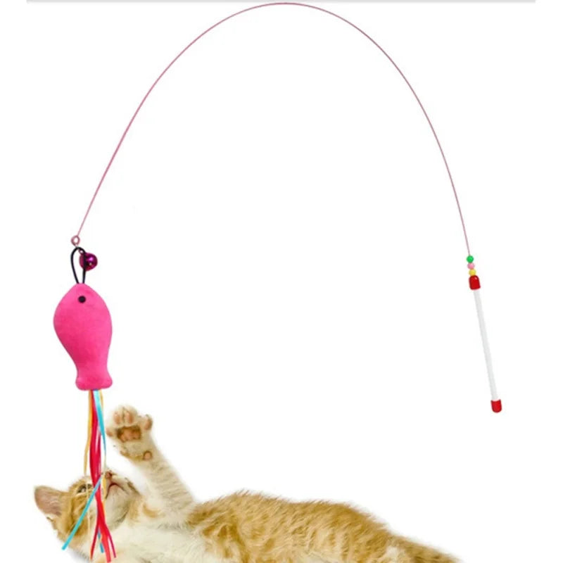 Cat Toy Mouse Or Fish Teaser Wire