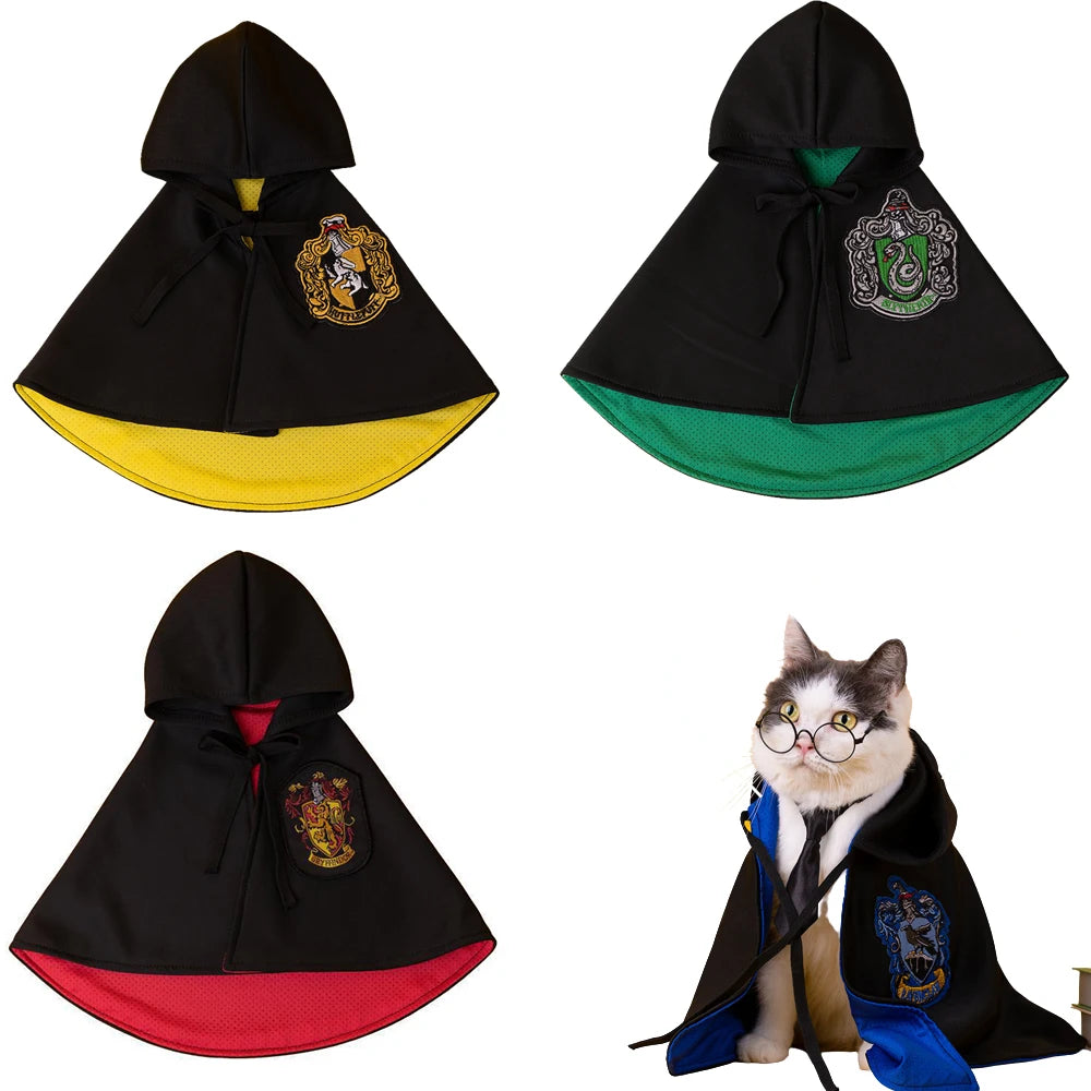 Cat Dog Cape Magician Costume