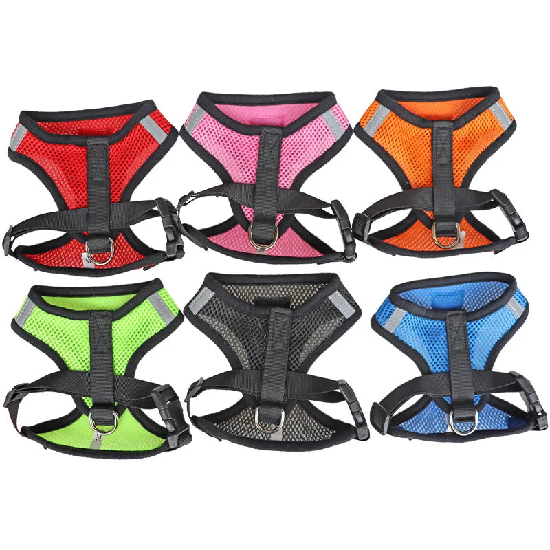 Cat Dog Mesh Harness Leash